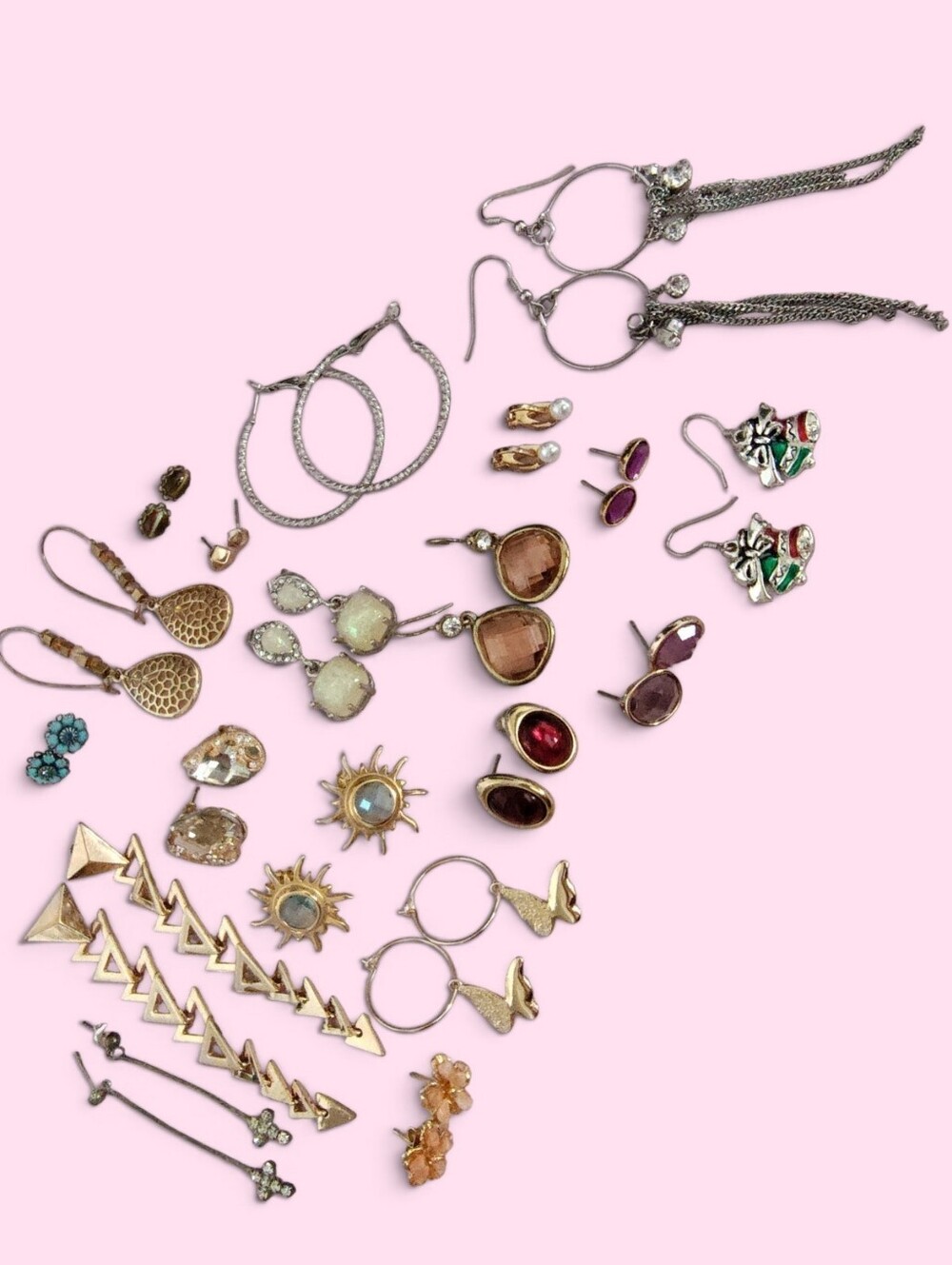 Mixed Earring Lot Bundle Avon Vintage Modern Statement Earrings